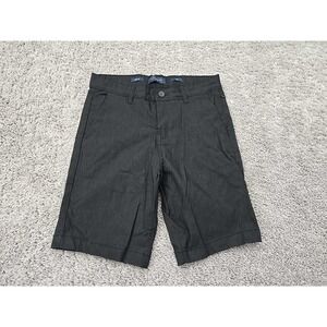 Marc Asher Chino Shorts Mens W30 Black Inseam: 9" Slim Fit Stretch Preppy Casual